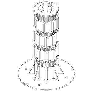 plastic pedestal (3)-